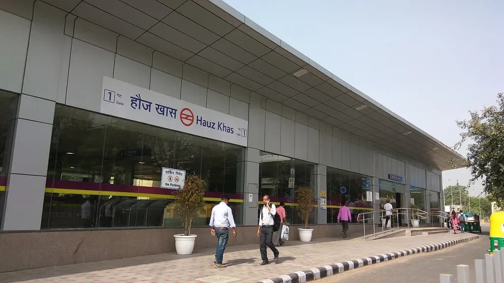 Hauz Khas Metro Station 1