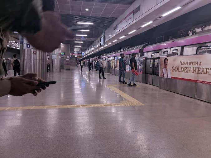 Nehru Enclave Delhi Metro Station 3