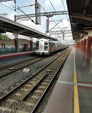 Shastri Park Delhi Metro Station 2