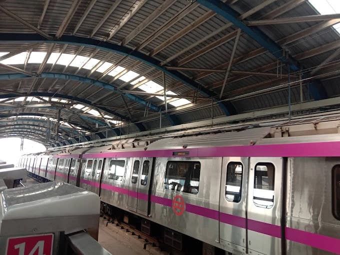 Okhla Bird Sanctuary Delhi Metro Station 2