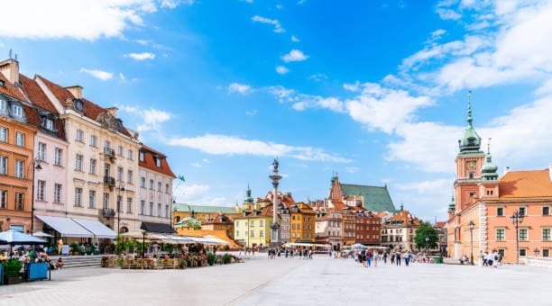 Plac Zamkowy, or Castle Square Warsaw