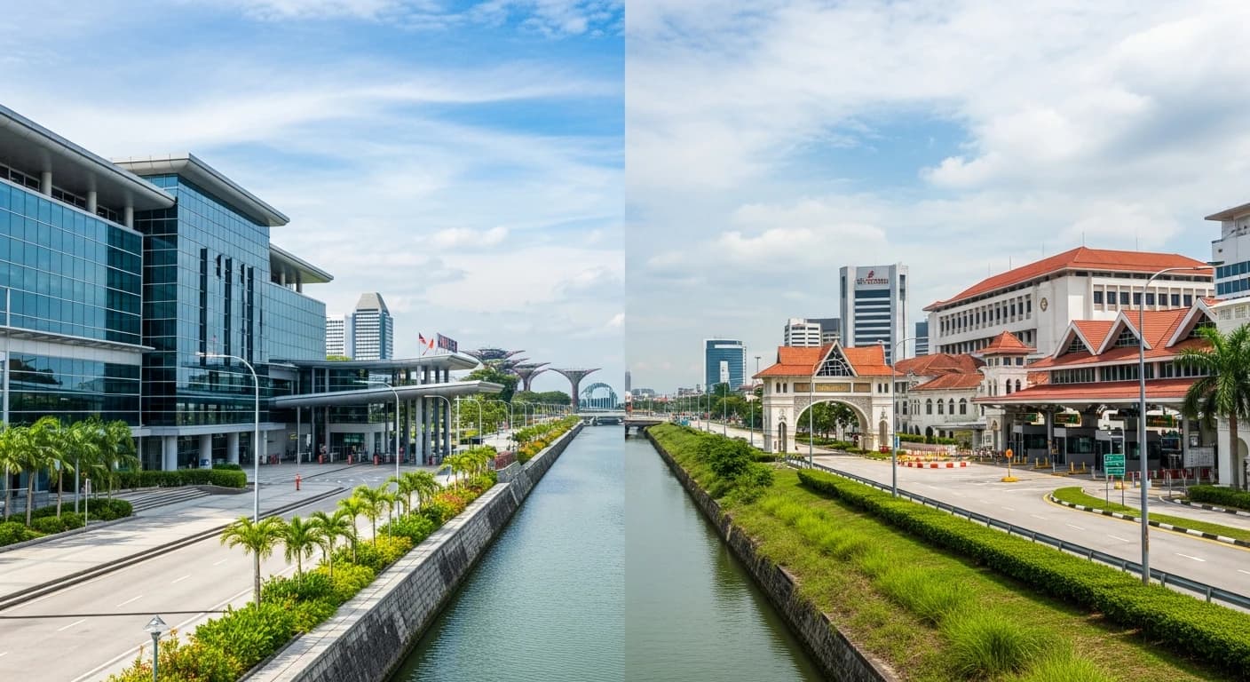 Singapore-Malaysia Visa Guide 2026: How to Navigate Visa-Free Entry & eVisas for Indians