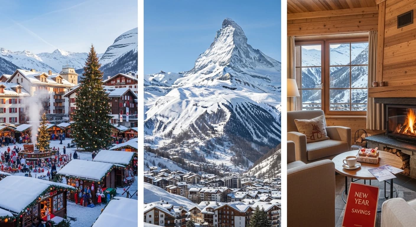 The 2026 Swiss Winter Guide: Christmas Markets, Skiing in Zermatt, and New Year’s Deals
