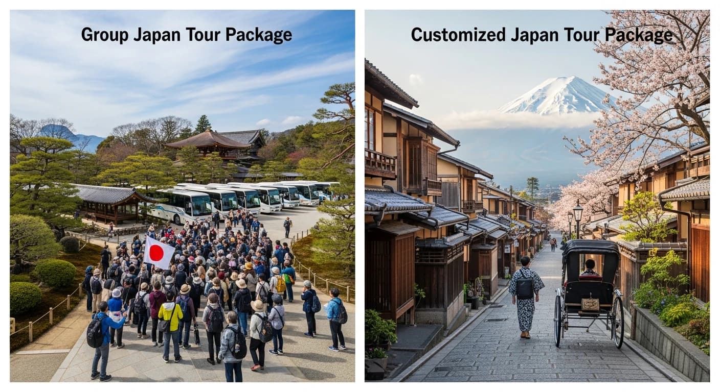 Group vs. Customized Japan Tour Package from India: Which Option is Best for You?