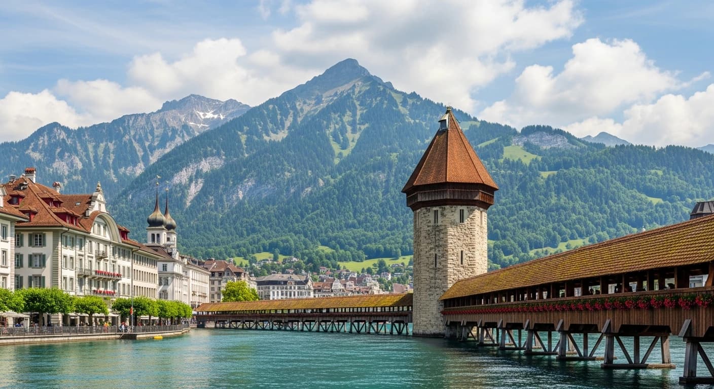 Lucerne Tour Package from India 2026: Cost, Chapel Bridge, Mt. Pilatus and Schengen Visa Guide