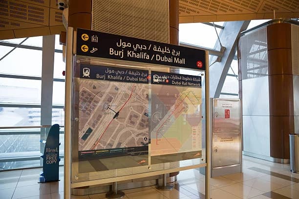 Burj Khalifa/ Dubai Mall Metro Station 4