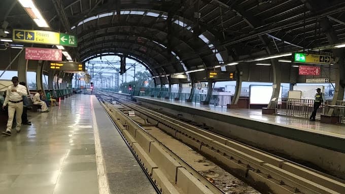 Ashok Park Main Metro Station 1