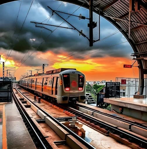Karkarduma Metro Station 2