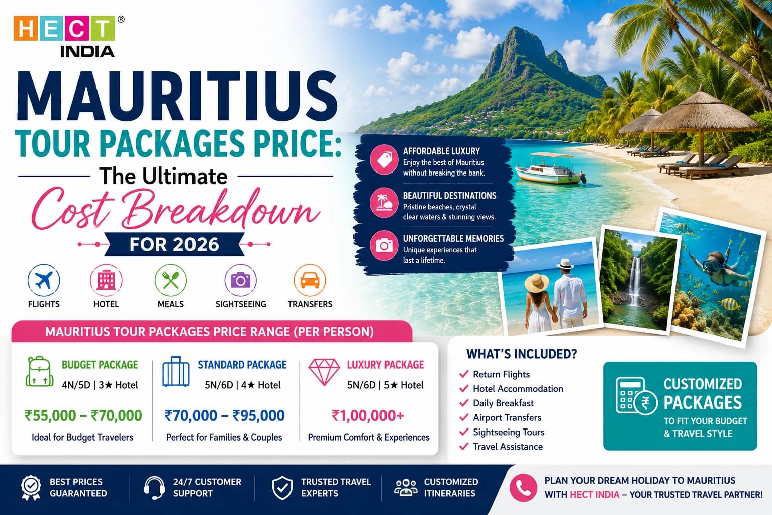 Mauritius Tour Packages Price: The Ultimate Cost Breakdown for 2026