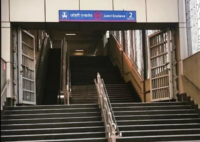Johri Enclave Delhi Metro Station 3