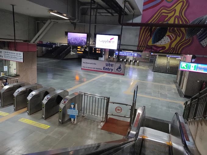 Mandawali - West Vinod Nagar Delhi Metro Station 2