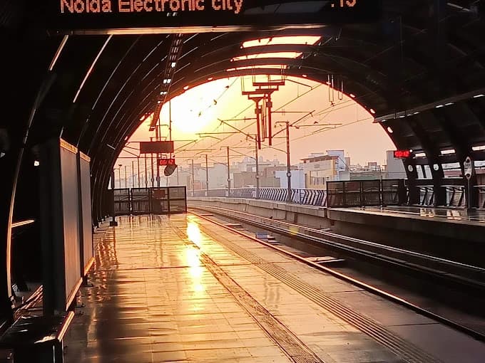 Uttam Nagar West Delhi Metro Station 3