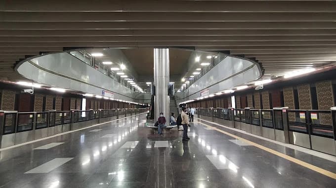 Naraina Vihar Delhi Metro Station 4
