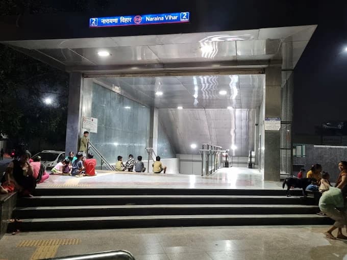 Naraina Vihar Delhi Metro Station 1
