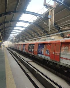 R K Ashram Marg Delhi Metro Station thumb 1