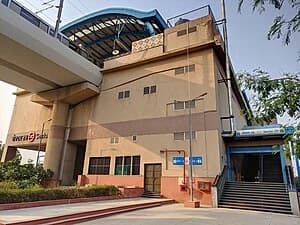 Sector 28 Faridabad Delhi Metro Station 6