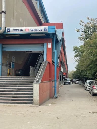 Sector 28 Faridabad Delhi Metro Station 1