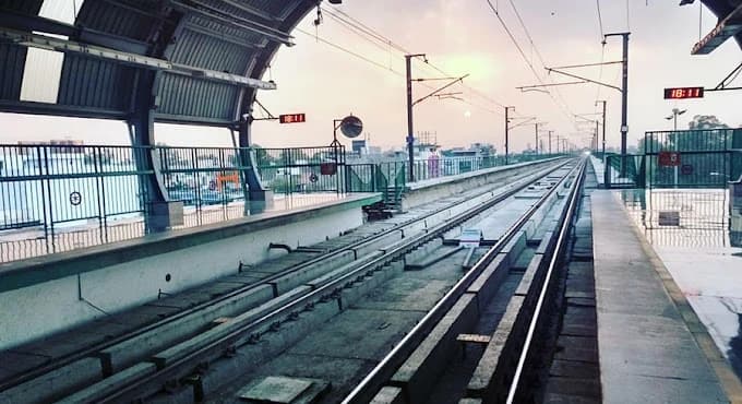 Shivaji Park Delhi Metro Station 1