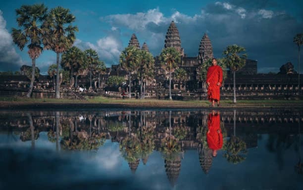 Angkor Wat Hindu Temple in Siem Reap
