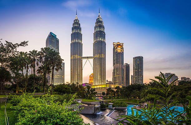The Petronas Towers Kaula Lumpur