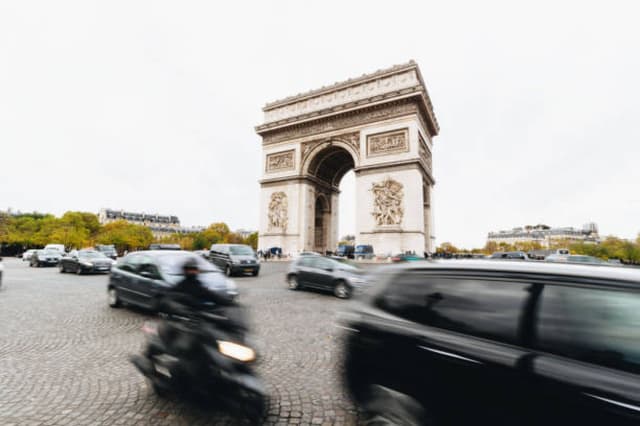 The Arc de Triomphe Paris