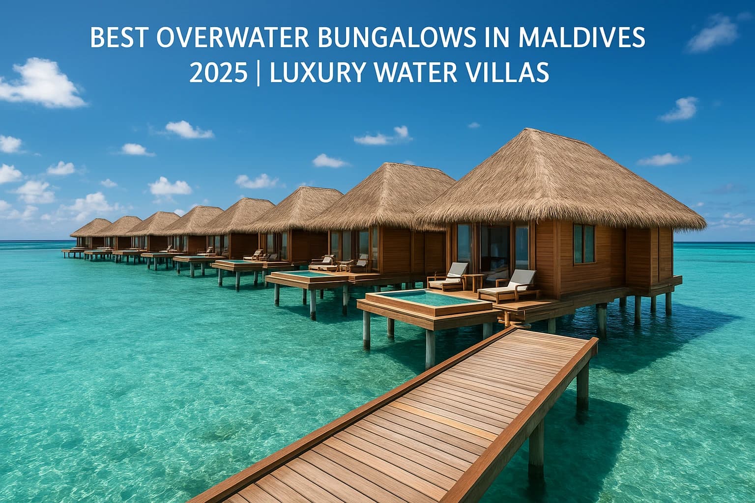 10 Best Overwater Bungalows in Maldives 2025 | Luxury Water Villas