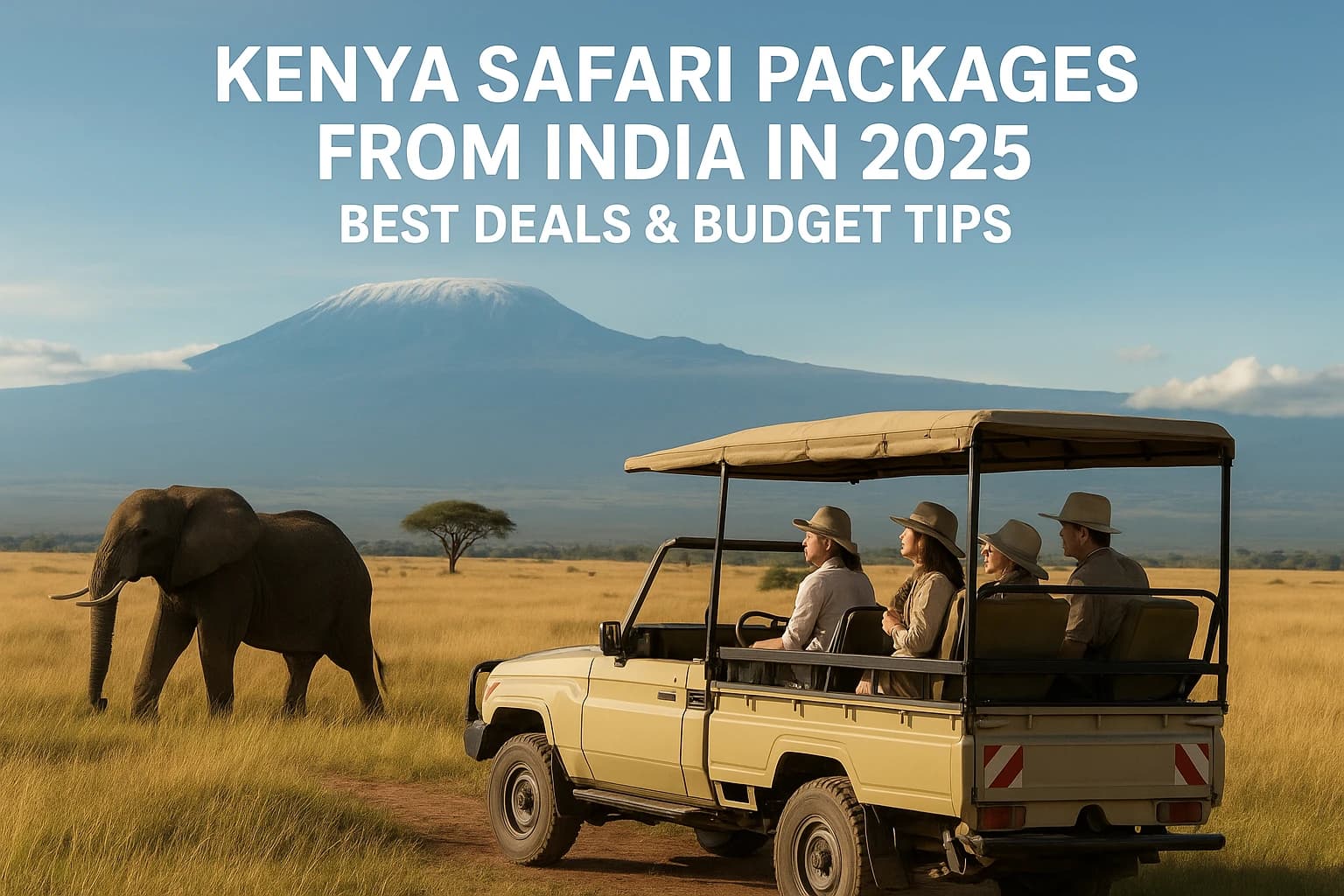 Kenya Safari Packages from India in 2025: Best Deals & Budget Tips