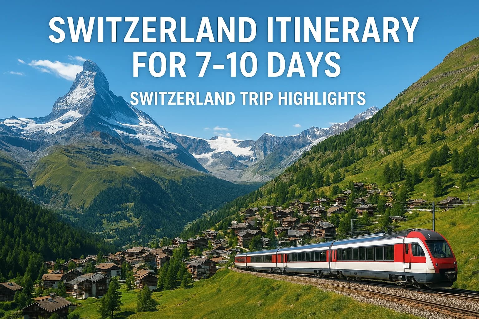 Switzerland Itinerary for 7-10 Days: Switzerland Trip Highlights