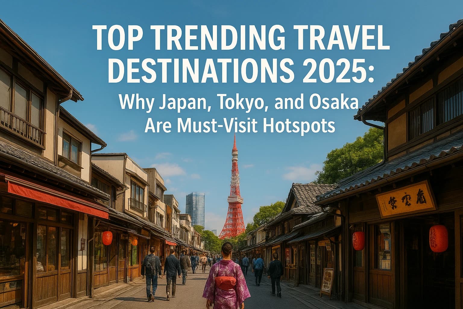 Top Trending Travel Destinations 2025: Why Japan, Tokyo, and Osaka Are Must-Visit Hotspots