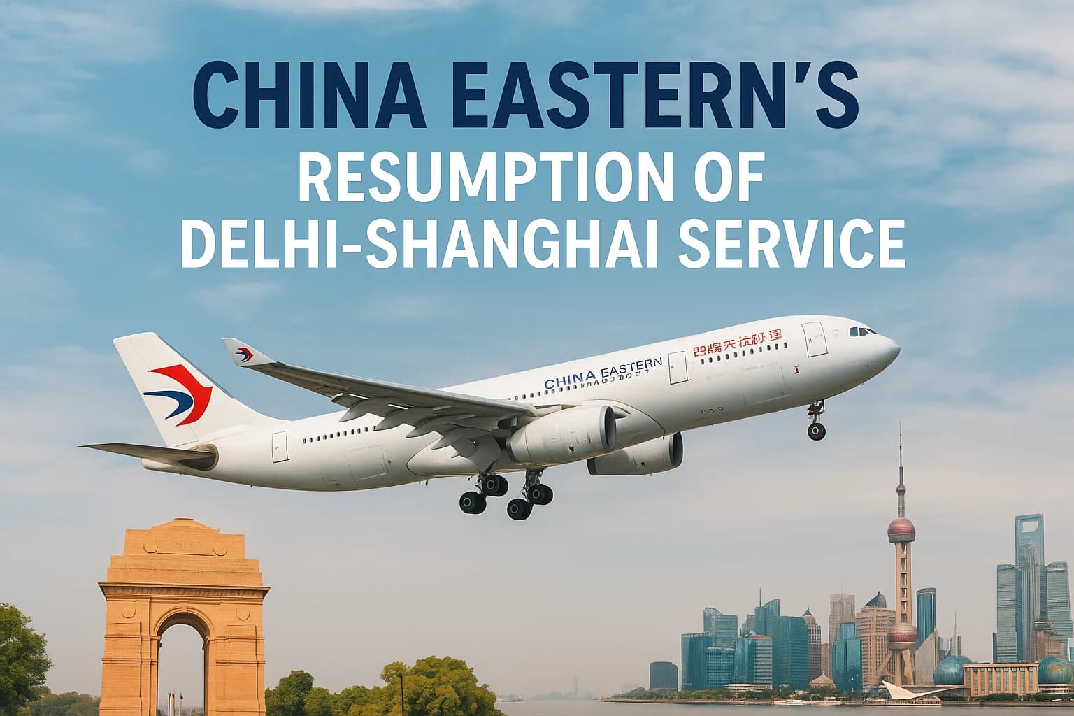 Delhi to Shanghai Direct: China Eastern’s New Flight Link for Travellers